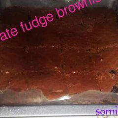 A picture of Chocolate fudge chew brownie.