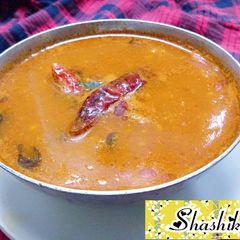 A picture of Tomato rasam.