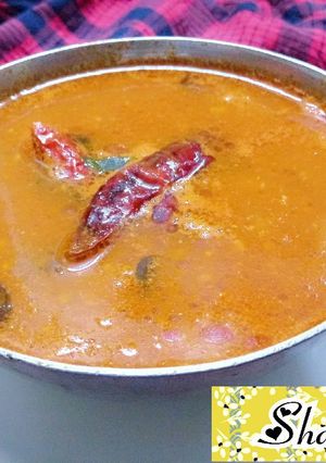 A picture of Tomato rasam.