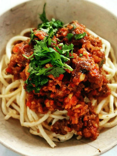 A picture of Spaghetti in Meat Sauce.