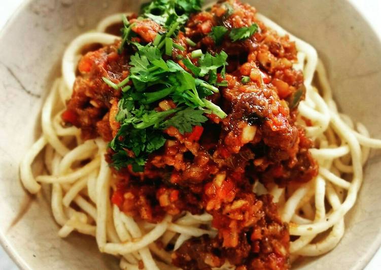 Spaghetti in Meat Sauce