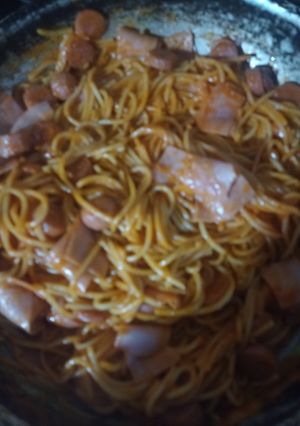 Una foto de SPAGHETTI ROJO CON CREMA🍅🇲🇽