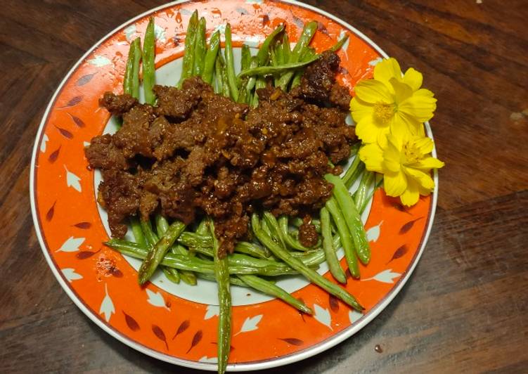 Resep: Buncis tumis sapi (inspirasi chinese food) Untuk Pemula!