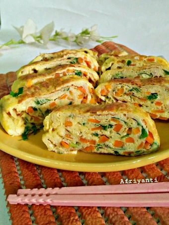 Cara Mudah Membuat Resep Gyeran Mari / Korean Egg Roll / Telur dadar gulung yang  Bikin Ketagihan Anti Ribet, Mantap Sekali