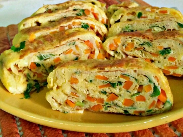 Cara Mudah Membuat Resep Gyeran Mari / Korean Egg Roll / Telur dadar gulung yang  Bikin Ketagihan Anti Ribet, Mantap Sekali