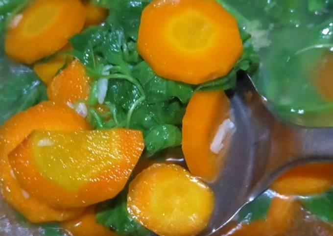 Cara Bikin Sayur bening bayam wortel yang Menggugah Selera