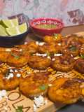 Sweet and smoky shrimp skewers