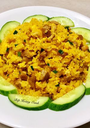 Hình của món Cơm Chiên Thịt+Củ Cải Muối.