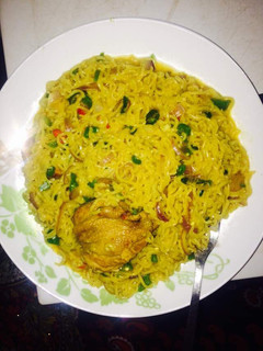 A picture of Chicken Curry Noodles.