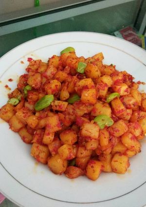 Foto resep Sambal goreng kentang pete
