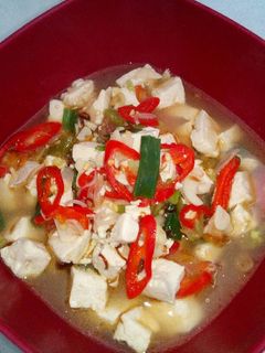 Foto resep Sayur tahu putih pedas