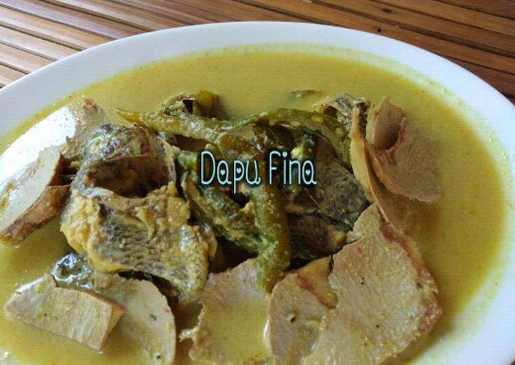 Kuah pliek eungkot mujahet u groeh khas aceh