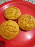 Muffins de calabaza y coco