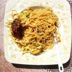 A picture of Vegetable pasta.