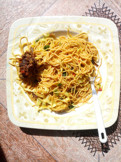 A picture of Vegetable pasta.