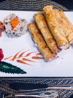 عکسی از دستور بورک مرغ و قارچ رژیمی (داخل فر)