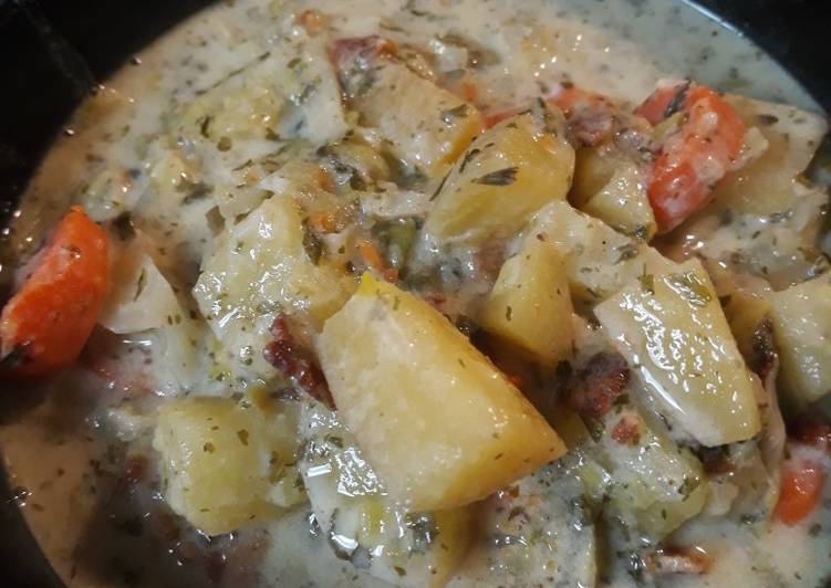 Steps to Prepare Perfect Potato and Leek Soup