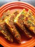 Besan Palak Bread Toast