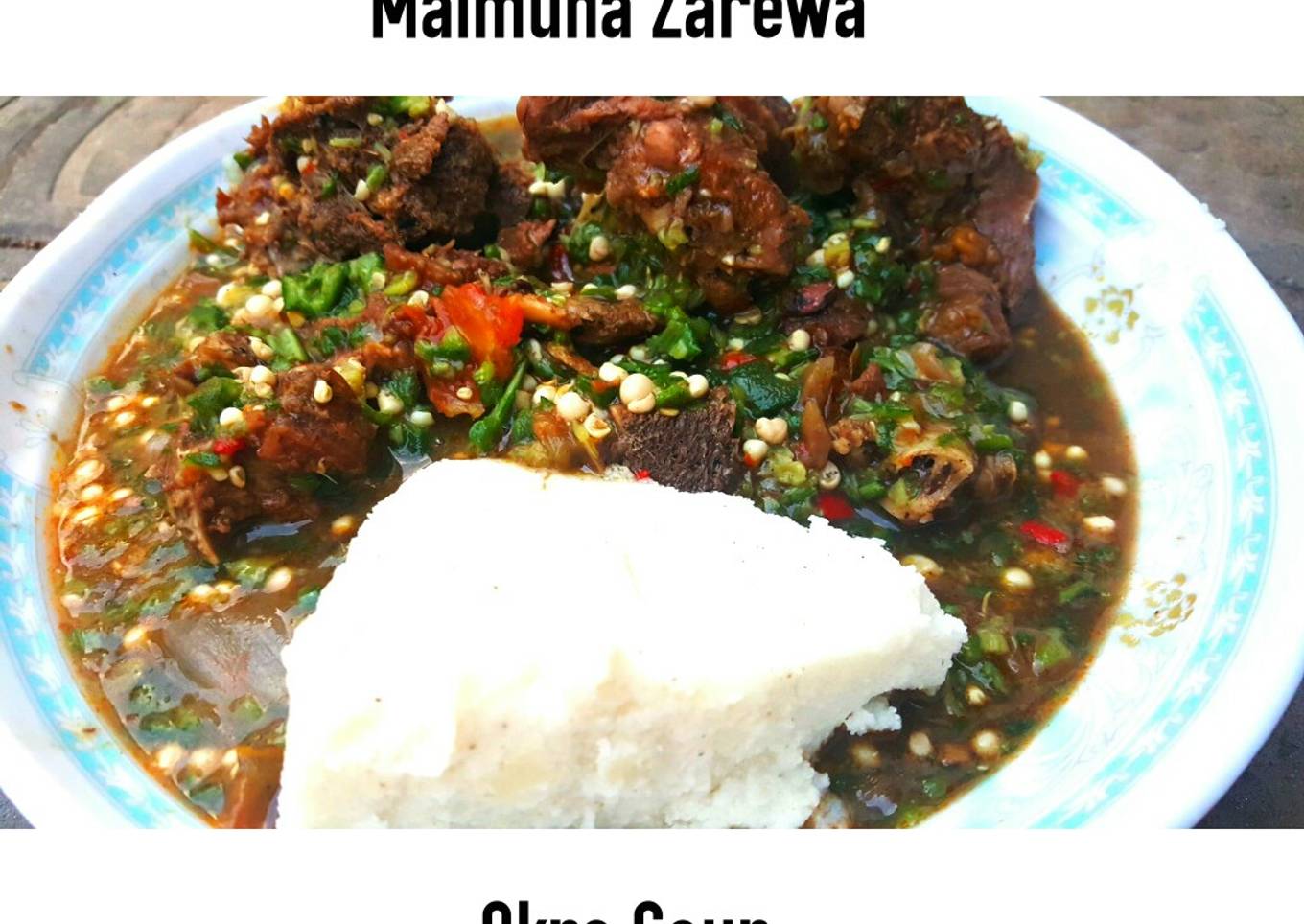 Raw Okra soup
