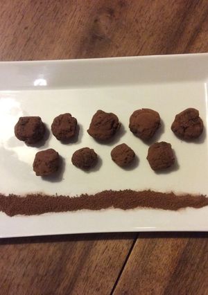 A picture of Chocolate Truffles from My Childhood.