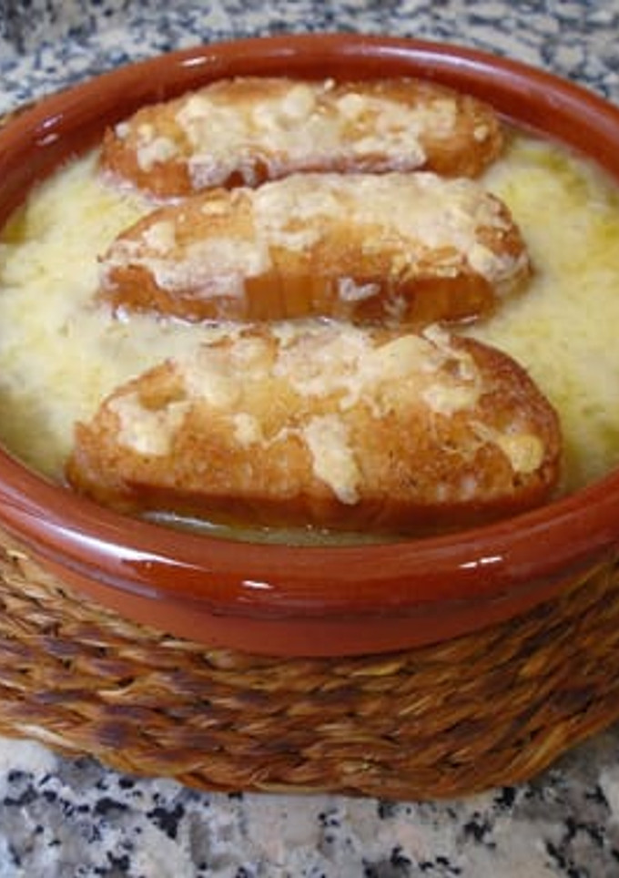 Una foto de Sopa de cebolla