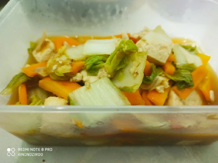 Langkah Gampang Menyiapkan Resep Cah Sawi Putih Tahu yang Bisa Manjain Lidah Anti Ribet, Mantap