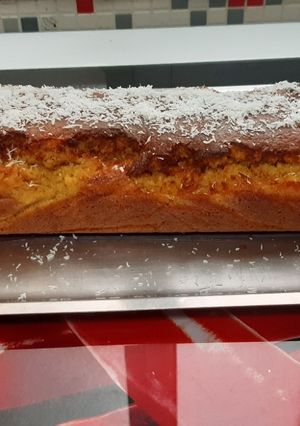 Una foto de Bizcocho Integral de Naranja y Coco en Airfryer
