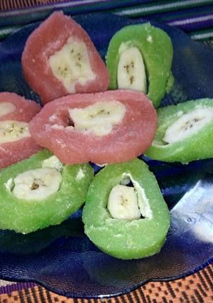Foto resep Kue ubi isi pisang