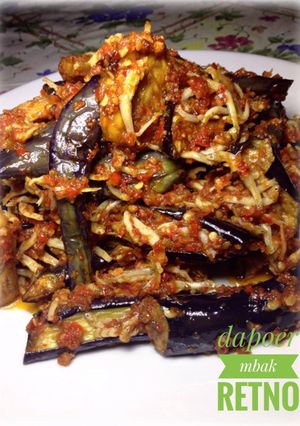Foto resep Sambal lado terong tempe plus teri nasi