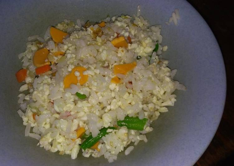 Cara Gampang Menyiapkan Nasi goreng aman utk diabetesi, Enak Banget