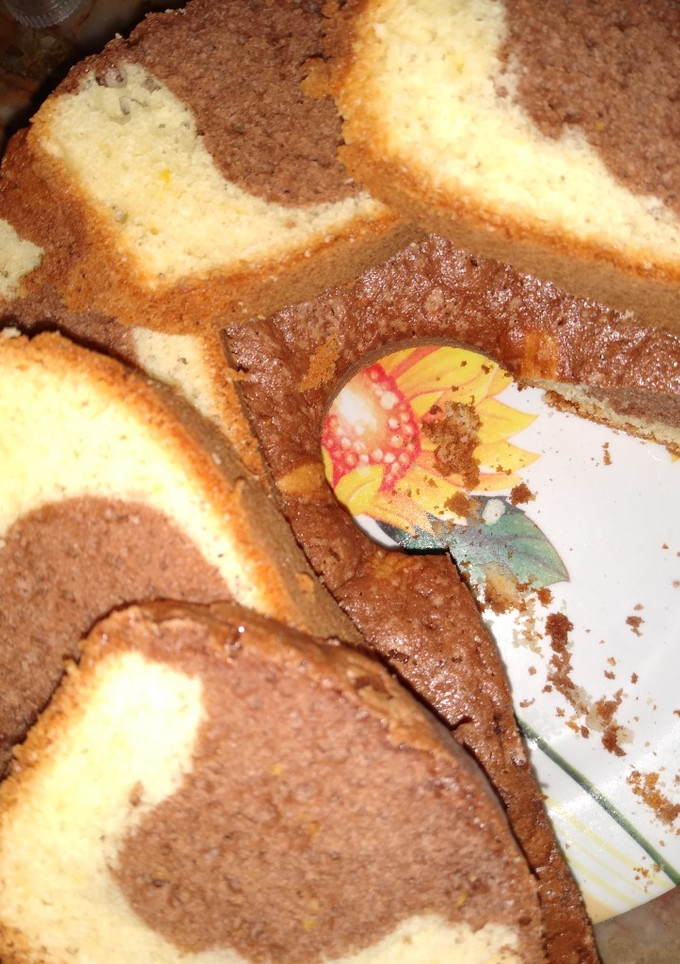 Una foto de Budín marmolado fácil riquísimo😋