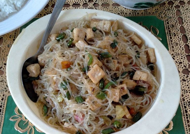 Tumis Tahu Bihun Saos Tiram