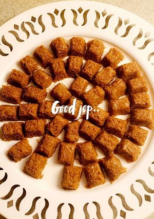 صورة لوصفة حلا الشعيرية والحليب المكثف🍯