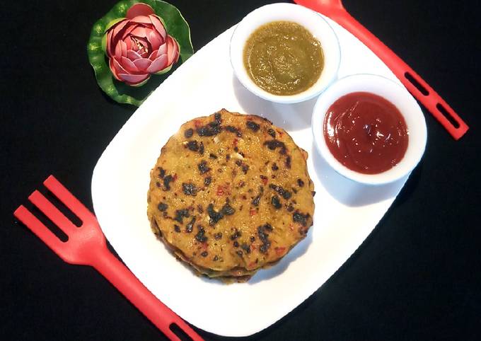 Step-by-Step Guide to Prepare Any-night-of-the-week Semolina Veg Pancake - New Recipes to try at home