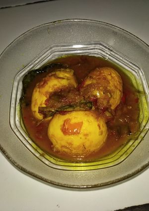 Foto resep Telur balado bumbu kuning