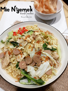 Foto resep Mie Nyemek Kuah Pedes