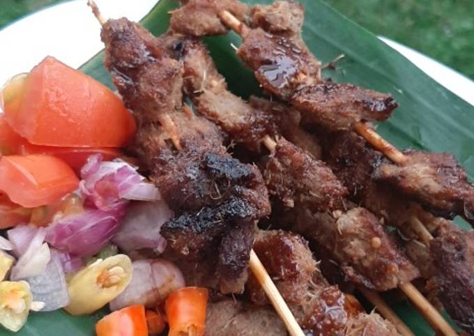 Cara praktis bikin Sate Daging Sapi hidangan Idul Fitri dijamin gurih