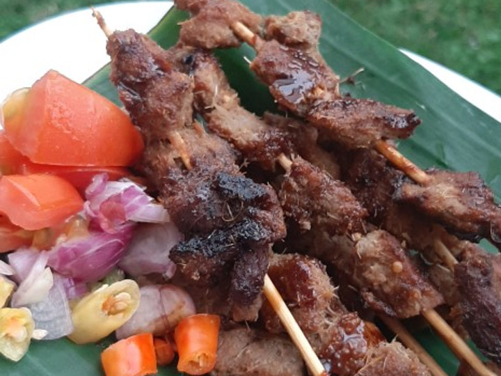  Cara praktis bikin Sate Daging Sapi hidangan Idul Fitri dijamin gurih