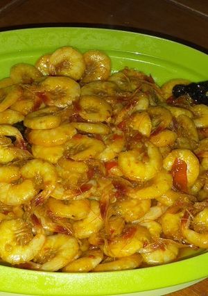 Foto resep Udang bumbu kuning pedas