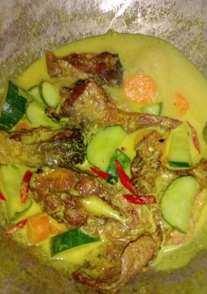 Foto resep Patin sayur santan kuning