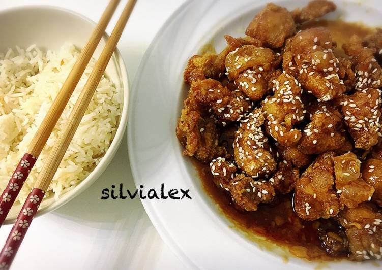 Korean Honey Butter Chicken