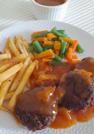 Foto resep Mini Hamburg Steak