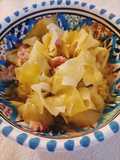 Cavolo cappuccio stufato con salsiccia