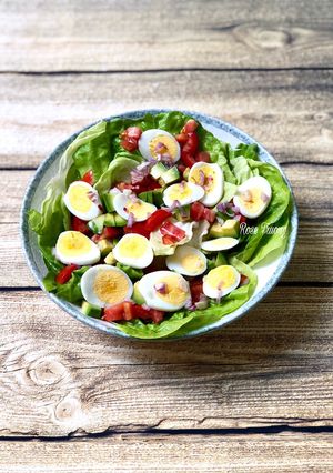 Hình của món Salad Bơ Trứng.