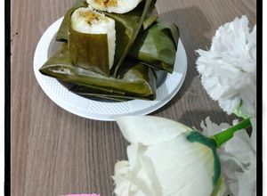 Foto resep Lontong Isi Oncom dan Sambal Kacang
