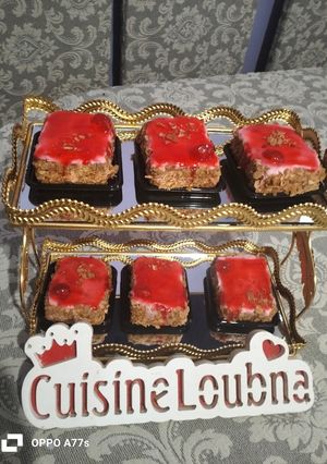 صورة لوصفة تحلية دون فرن او تحلية السعادة