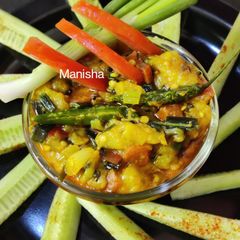A picture of Baingan ka Bharta.