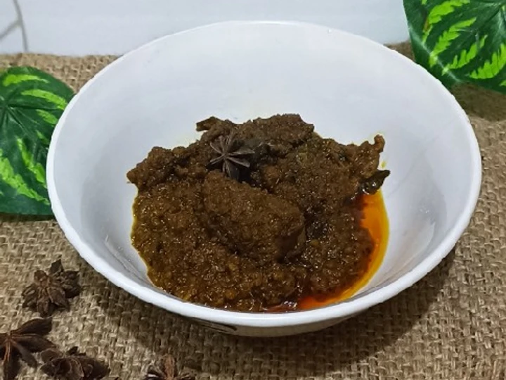 Cara Mudah Membuat Resep 363. Rendang Daging (resep II) yang Enak Banget Anti Ribet, Mantap Sekali