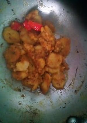 A picture of Arbi masala.