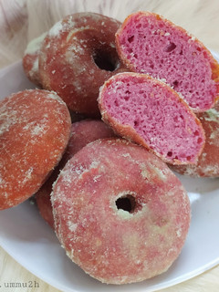 Foto resep Donat Ubi Ungu 🍠 "Chewy dan Lembut" #ExploreResepDonat